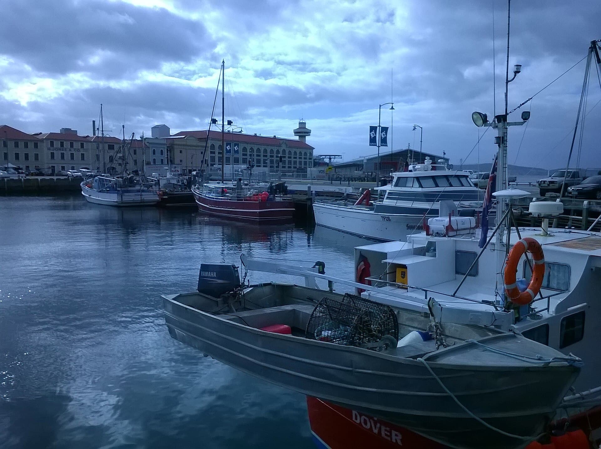 Hobart waterfront and the Derwent
