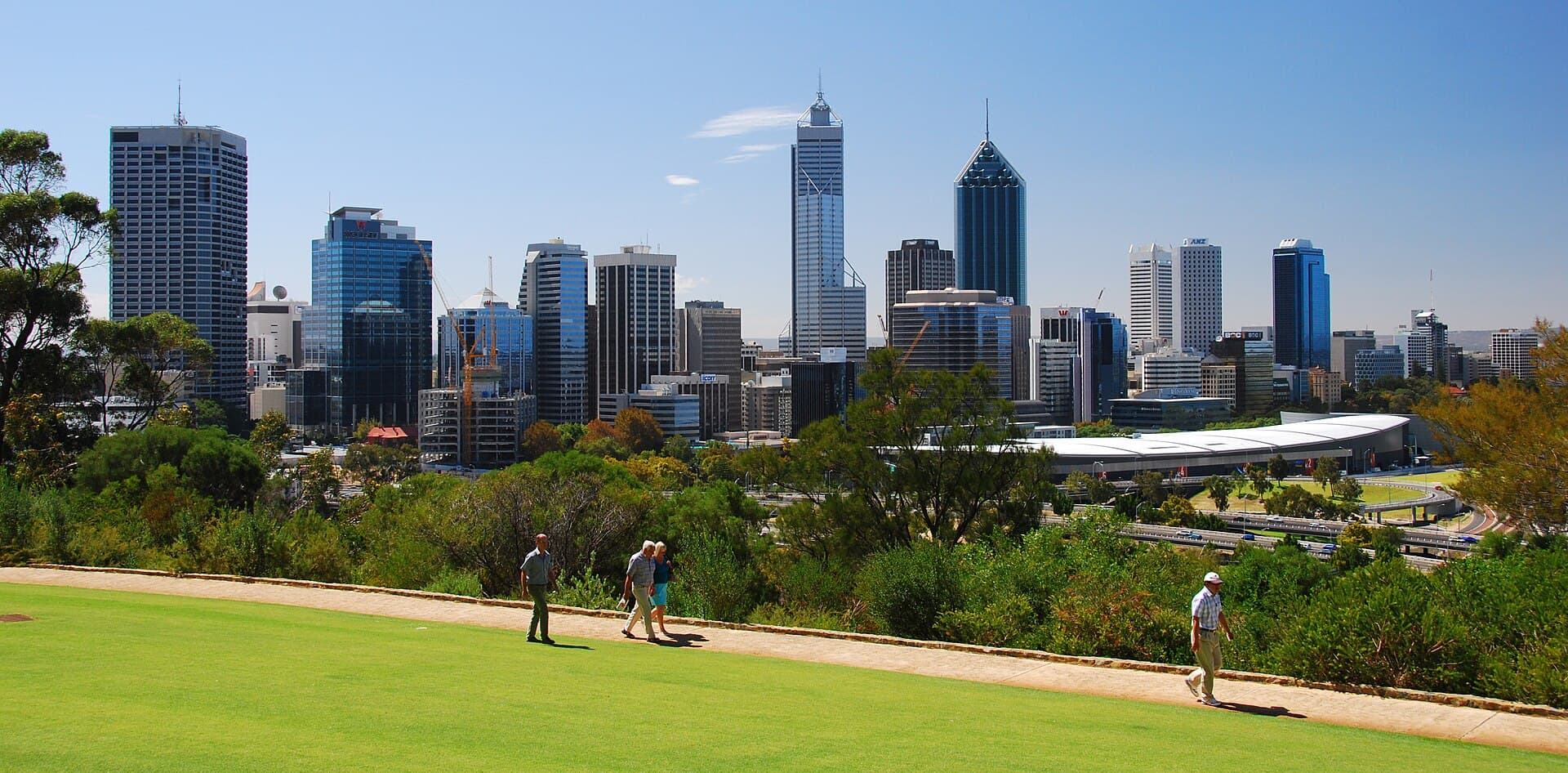Perth city skyline